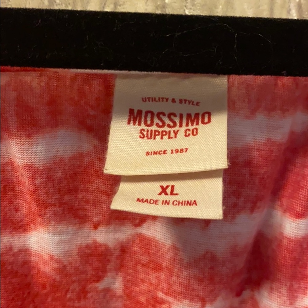 Mossimo Red and white tie dyed summer dress ♥️ - Picture 2 of 6